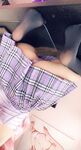 BELLE DELPHINE PURPLE SKIRT SET