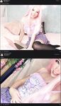 BELLE DELPHINE PURPLE SKIRT SET