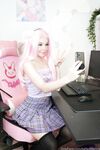 BELLE DELPHINE PURPLE SKIRT SET