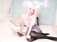 BELLE DELPHINE PURPLE SKIRT SET