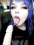 Slutty goth e-girl