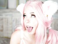 Belle Delphie, pink dildo
