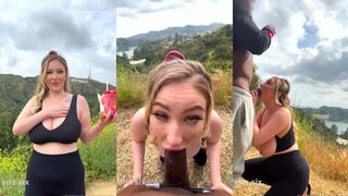 Aria Six Outdoor BBC Sextape With ChrisHasABig