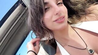 ika dauria huge naked tits in car onlyfans
