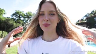 Caroline Zalog new outdoor try-on slips