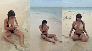 ika dauria big tits in sand onlyfans