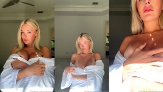 Corinna Kopf shaking tits