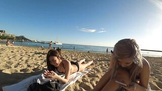 Becca & Hafu - Sexy Bikini Beach Videos (Video 1)
