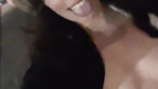 Nicole Niagara Solo slut walk & masturbating alone in the streets