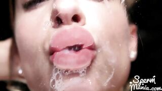 <> Kristen Gives You a Sticky Cummy Kiss