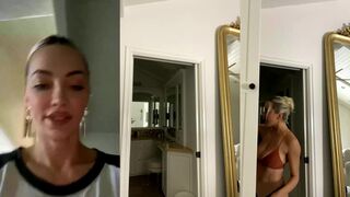 Lindsey Pelas Hot Fishnet Livestream Video Leaked