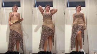 DanyanCat - Trying On A Dress (Short Clip)
