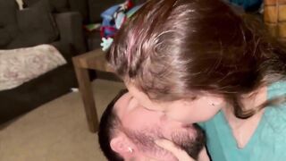 Hazel: Cum kiss with husband