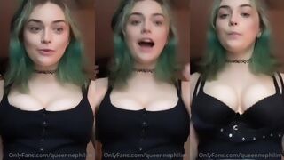 queennephilim titties tease ppv