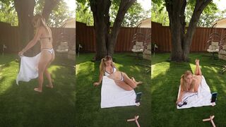 Grace Charis nude outdoor striptease