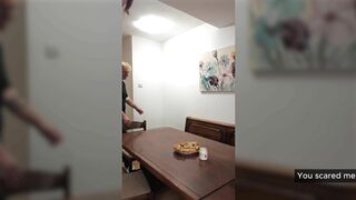 Jeny Smith Pt.2 Completely naked at Sasha’s place,making pancakes for two