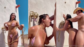 Mia Monroe Outdoor Shower Sex