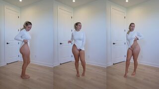 Claire Grimes ALMOST FULLY NAKED