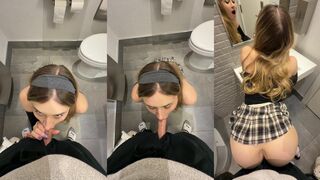 Bronwin public toilet sextape