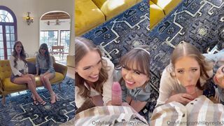 Riley Reid Sky Bri And Her Own Stepbro In a Threesome