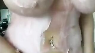 Matildem naked food and pussy play