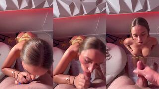 Skylar Mae Blowjob & Cumshot