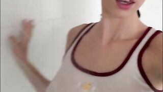 Anna Malygon Nude wet shirt tits