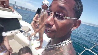 The Yatch of Desire - Wild Orgy Yasmina Khan, Clea Gaultier, Luiza Marcato, Jolee Lov