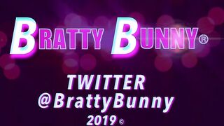 Bratty Bunny In Sloppy Lube Joi