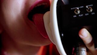 Sounds of Girls ASMR - ASMR Vally Close Up Wet Ear Licking