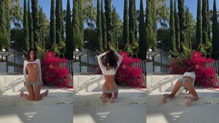 Summer Soderstrom OUTDOOR NAKED YOGA