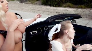 Lena Polanski And The Dan Dangler Enjoy Outdoor Lesbian Fun