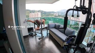 Steffy M - Colombia gym beauty teen onlyfans Leaked pov Sextape creampie