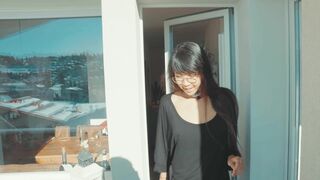 Daring Kiara_Public Anal Plug Enema in City Center