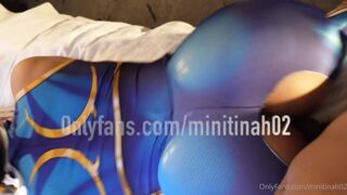 Minitinah02 blowjob & Hard Doggystyle another Chun-Li costume