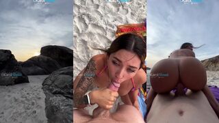 Karol Rosado Public Sunset Beach Sex