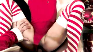 saigon doll Bad Santa Fucks Naughty ASIAN ELF in Red Hot Teddy