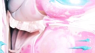 Belle Delphine Ass Painting Set Leaked (Video 2)
