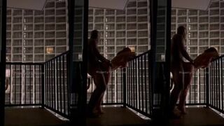 She loves the balcony again