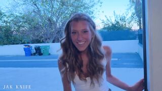 Addison Vodka - Hot Blonde Babe Sucks Friends Dick