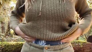 AvaGG Topless Outdoor Strip Tease Fansly Onlyfans Leak