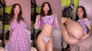 The Real Aly dildo orgasm