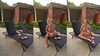 Grace Charis outdoor snack