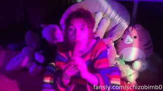 schizobimb0 dildo blowjob ppv