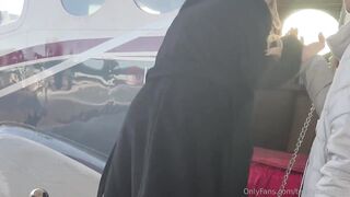 Kali Roses Threesome On A Private Plane