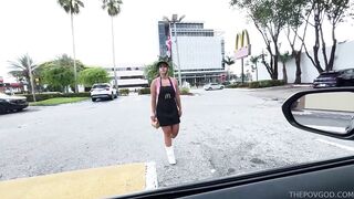 Melztube - 19yr Old Slut Quits Fast Food Job For Cock