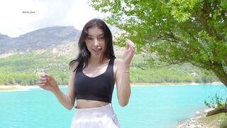 Ruth Lee Anal masturbation with beautiful view